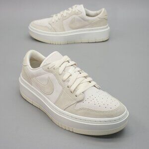 Nike Ladies 9 Air Jordan 1 Elevate Low Coconut Milk Shoes Sneakers - DH7004-101